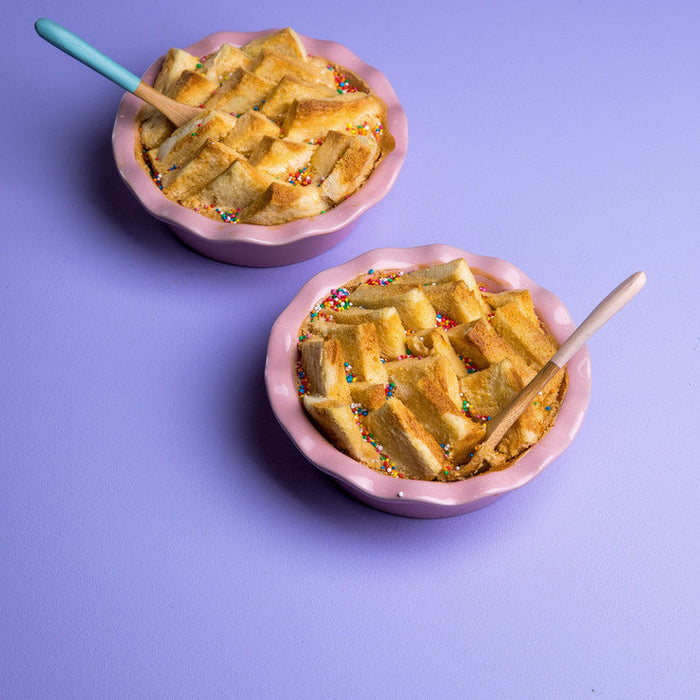 Fairy Bread & Butter Pudding