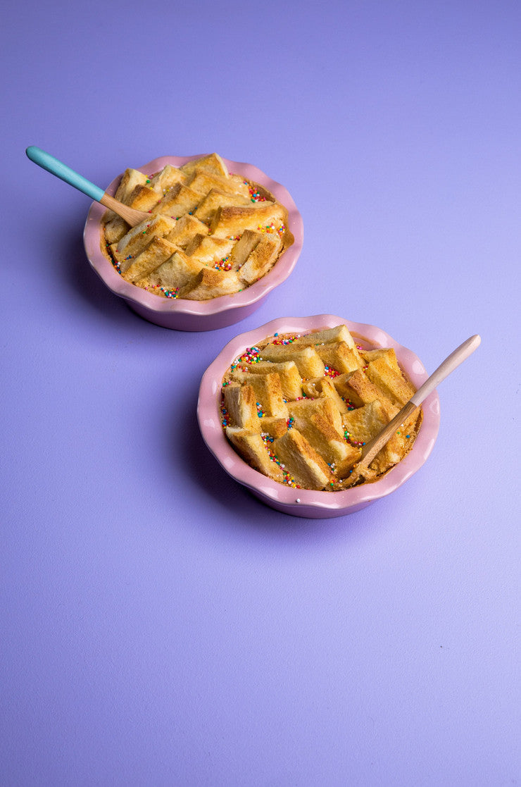 Fairy Bread & Butter Pudding