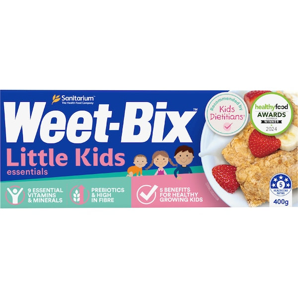 Sanitarium Weet-Bix Little Kids Essentials Breakfast Cereal 400g (EXCLUSIVE)