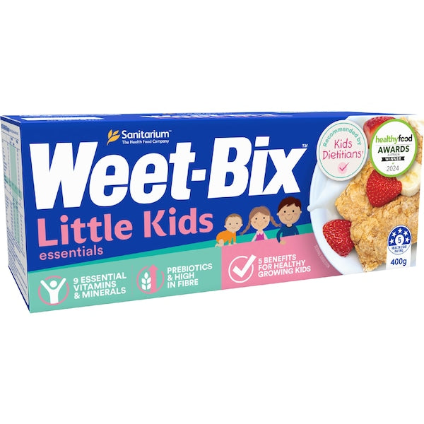 Sanitarium Weet-Bix Little Kids Essentials Breakfast Cereal 400g (EXCLUSIVE)