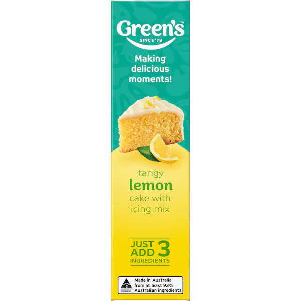 Green's Cake Mix Traditional Lemon 470g (Exclusive)