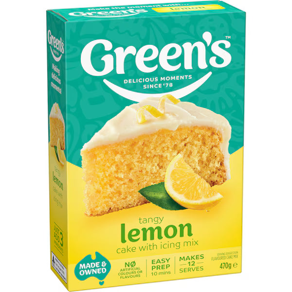Green's Cake Mix Traditional Lemon 470g (Exclusive)