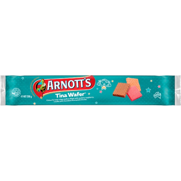 Arnott's Tina Wafer Biscuits 200g  (EXCLUSIVE)