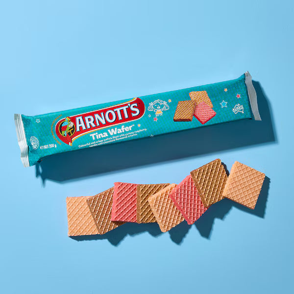 Arnott's Tina Wafer Biscuits 200g  (EXCLUSIVE)