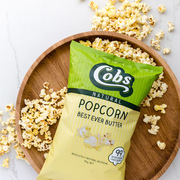Cobs Natural Popcorn Best Ever Butter 90g (Exclusive)