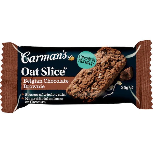 Carman's Oat Slices Belgian Choc Brownies 5 pack (Exclusive)