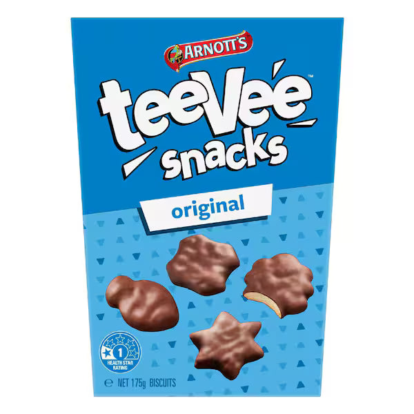 Arnott's TeeVee Snacks Original Chocolate Biscuits 175g