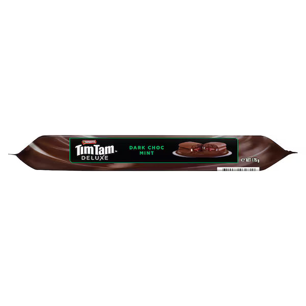 Arnott's Tim Tam DELUXE Dark Choc Mint Chocolate Biscuits 175g (Exclusive)