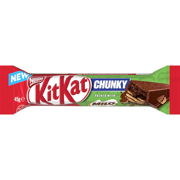 KitKat Chunky Australian Milo Milk Chocolate Bar 45g