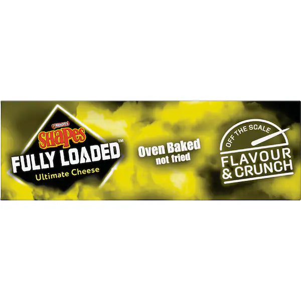 Arnott's Shapes Fully Loaded Ultimate Cheese Cracker Biscuits 130g
