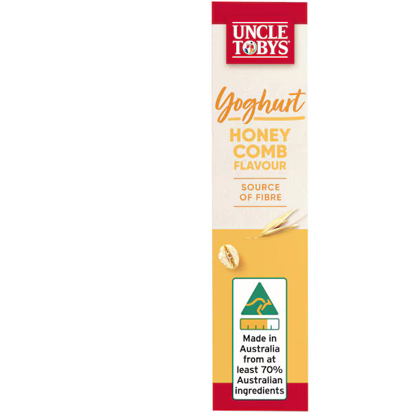 Uncle Tobys Muesli Yoghurt & Honeycomb Bars 185g (EXCLUSIVE)