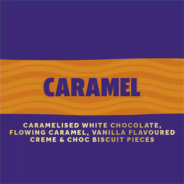 Cadbury Caramilk Slices Caramel Chocolate Block 167g (Exclusive)