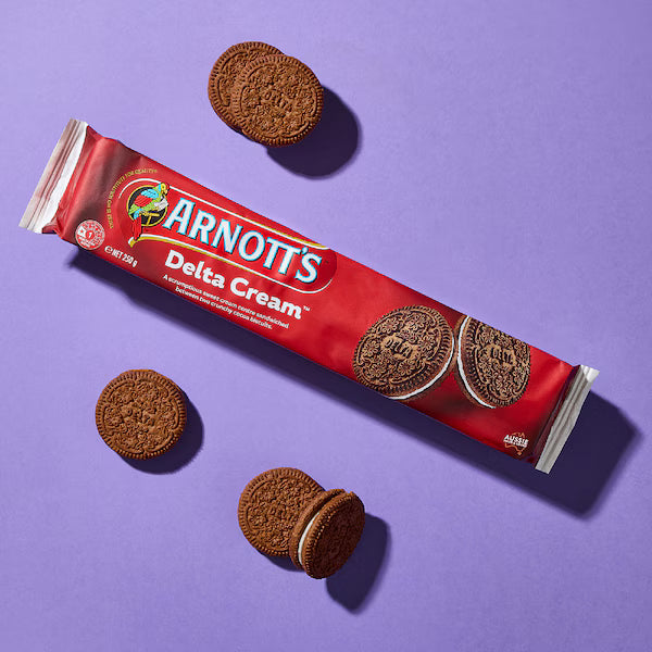 Arnott's Delta Creams 250g (EXCLUSIVE)