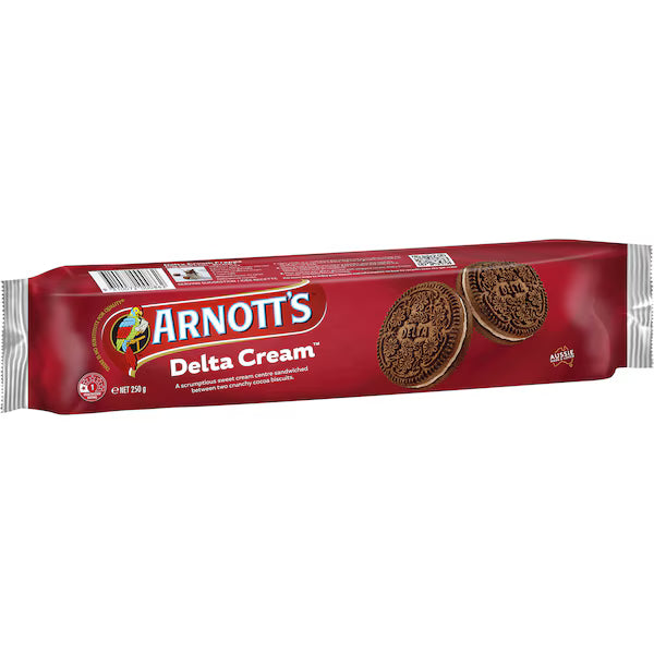 Arnott's Delta Creams 250g (EXCLUSIVE)