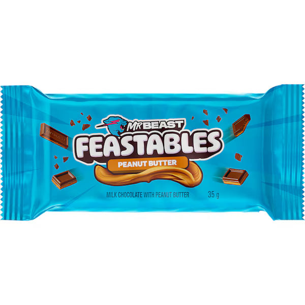 Mr Beast Feastables Peanut Butter Chocolate 35g