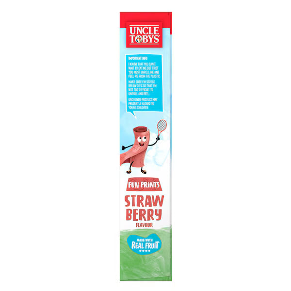Uncle Tobys Roll Ups Rainbow Berry Berry 6 pack 94g (Exclusive)