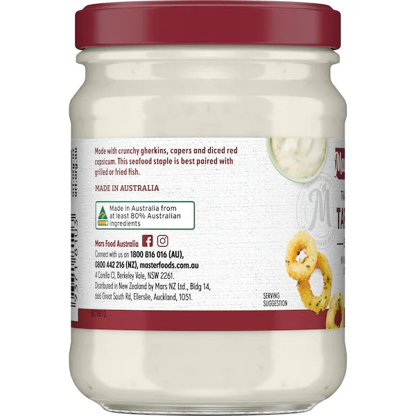 Masterfoods - Traditional Tartare Seafood sauce 220g (Exclusive)