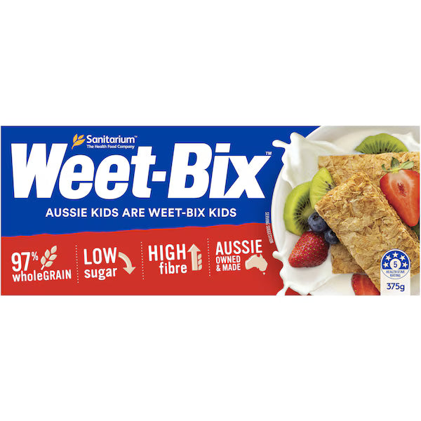 Sanitarium Weet-Bix Breakfast Cereal 375g (EXCLUSIVE)