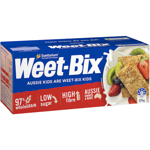 Sanitarium Weet-Bix Breakfast Cereal 375g (EXCLUSIVE)