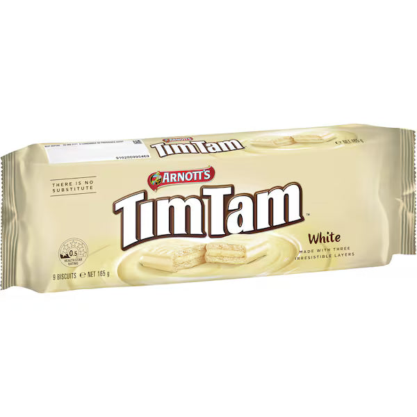 Arnott's Tim Tam White Chocolate 165g