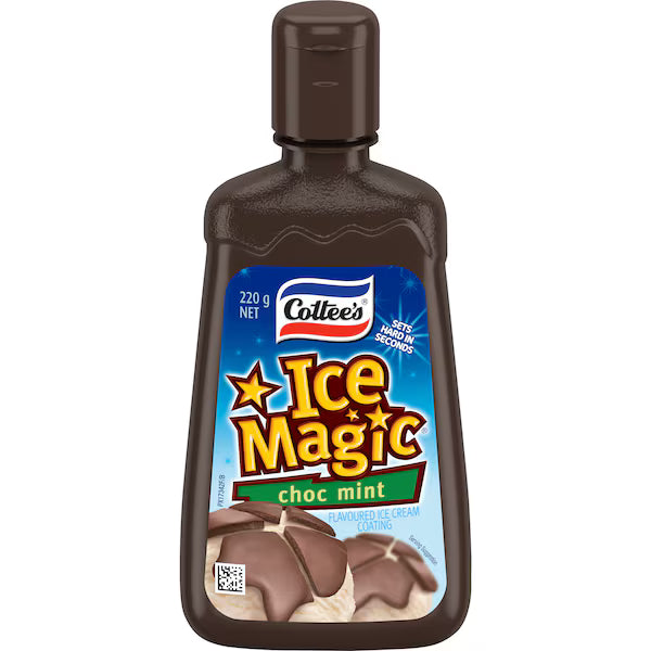 Cottee's - Ice Magic Choc Mint Ice Cream Topping 220g (EXCLUSIVE)