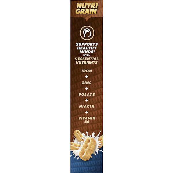 Kellog's Nutri-Grain Vanilla Malt 450g - 25% Less Sugar
