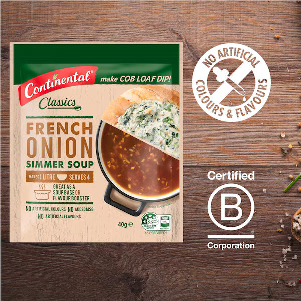 Continental Simmer Soup French Onion 40g (EXCLUSIVE)
