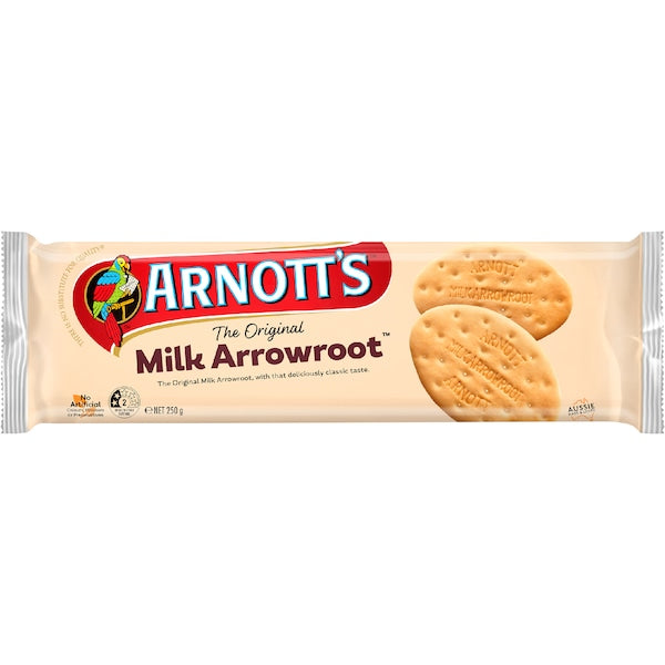 Arnott's Milk Arrowroot Plain Biscuits 250g