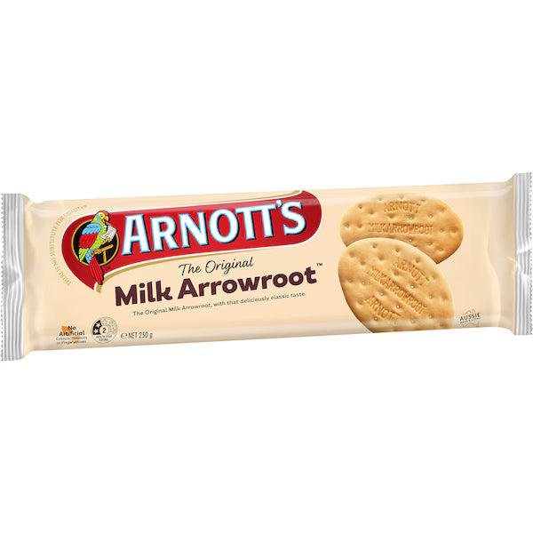 Arnott's Milk Arrowroot Plain Biscuits 250g