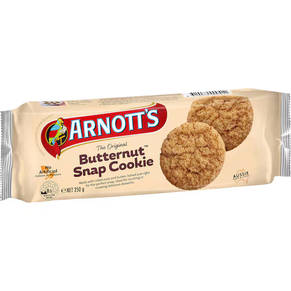 Arnott's Butternut Snap Cookie Plain Biscuits 250g(Exclusive)