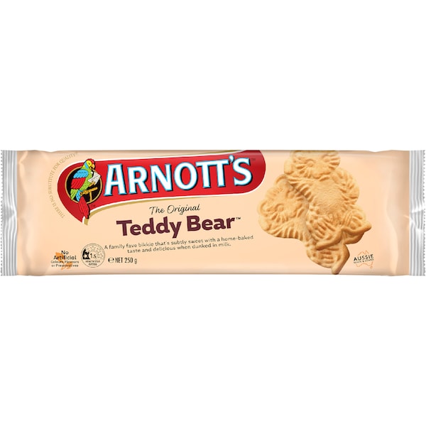 Arnott's Teddy Bear Biscuits 250g (Exclusive)