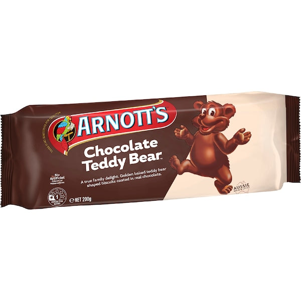 Arnott's Teddy Bear Chocolate Biscuits 200g