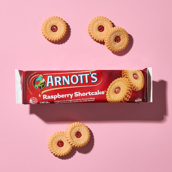 Arnott's Raspberry Shortcake Biscuits 250g(Exclusive)