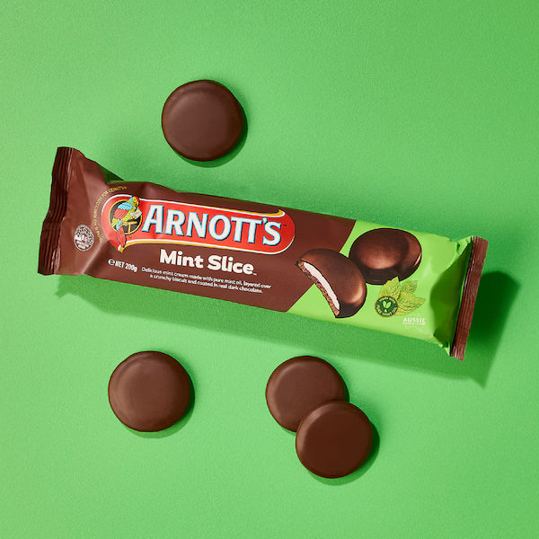 Arnott's Mint Slice Chocolate Biscuit 200g (EXCLUSIVE)