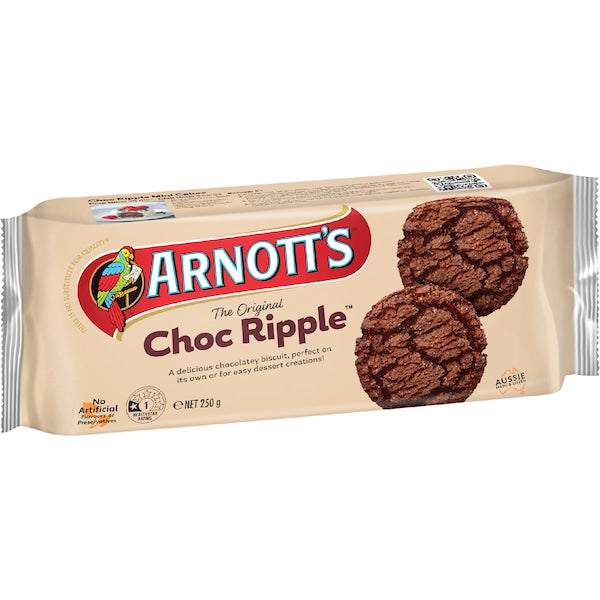 Arnott's Chocolate Ripple 250g (EXCLUSIVE)