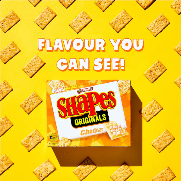 Arnott's Shapes Cheddar Cracker Biscuits 175g