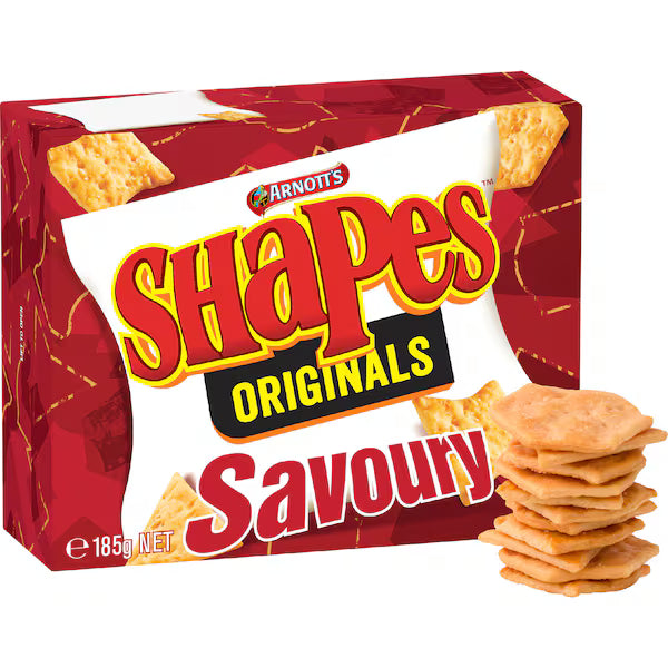 Arnott's Shapes Savoury Cracker Biscuits 185g