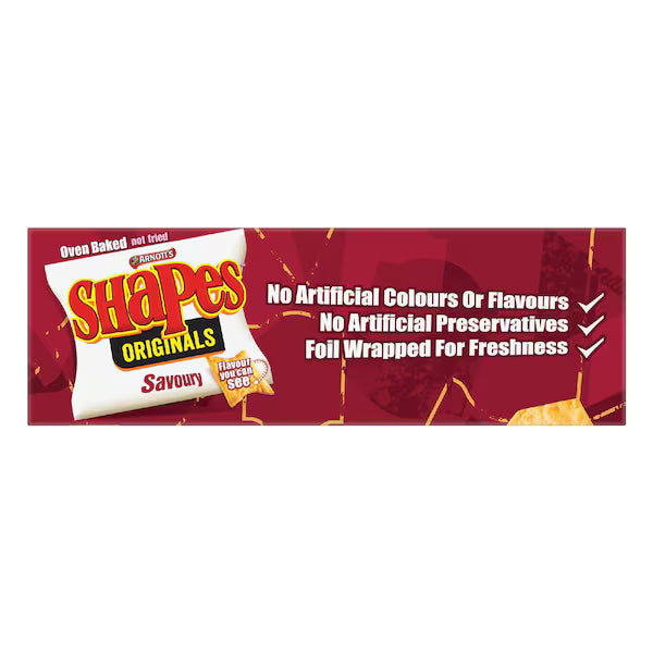 Arnott's Shapes Savoury Cracker Biscuits 185g