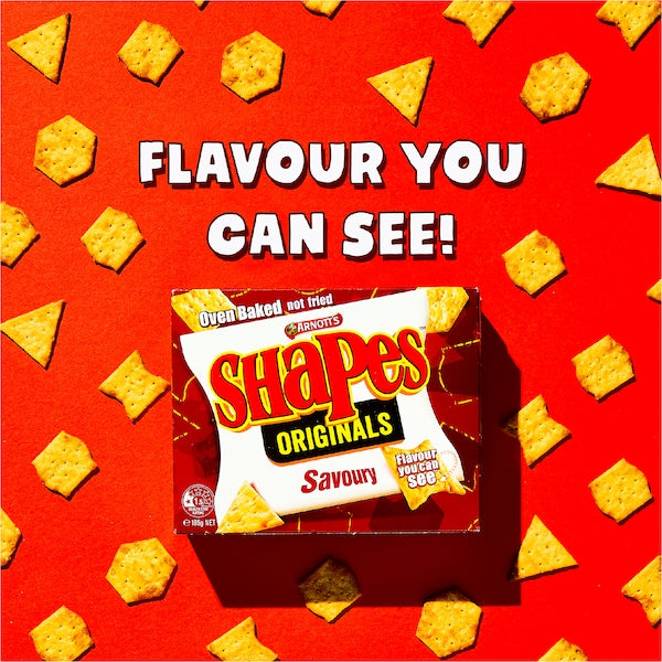 Arnott's Shapes Savoury Cracker Biscuits 185g