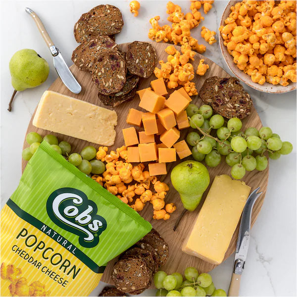 Cobs Natural Popcorn Cheddar Cheese Gluten Free 100g (Exclusive)