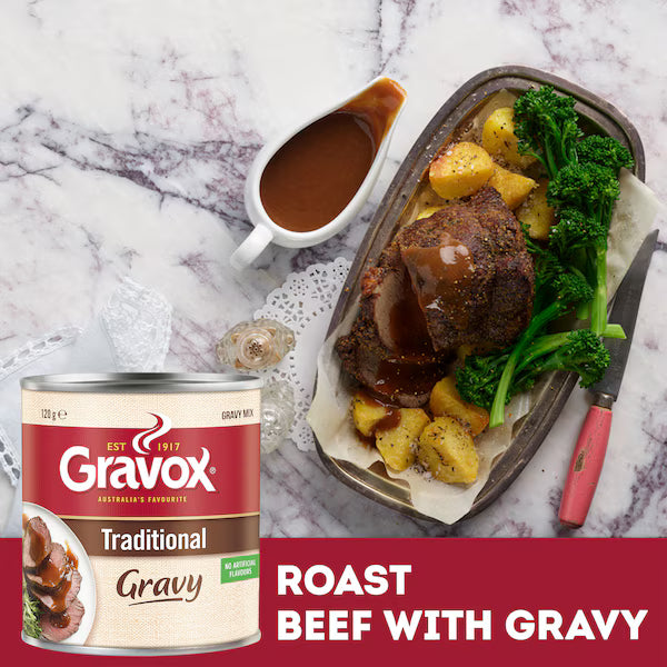 Gravox Traditional Gravy Mix Tin 120g (EXCLUSIVE)