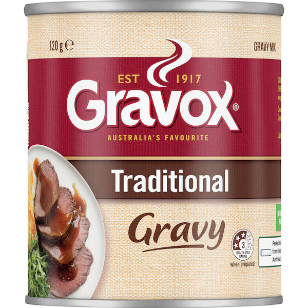 Gravox Traditional Gravy Mix Tin 120g (EXCLUSIVE)