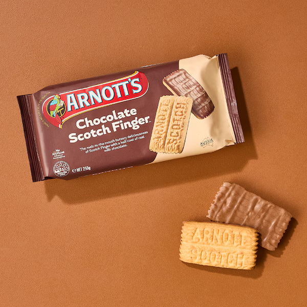 Arnott's Scotch Finger Chocolate Coated Biscuits 250g (EXCLUSIVE)