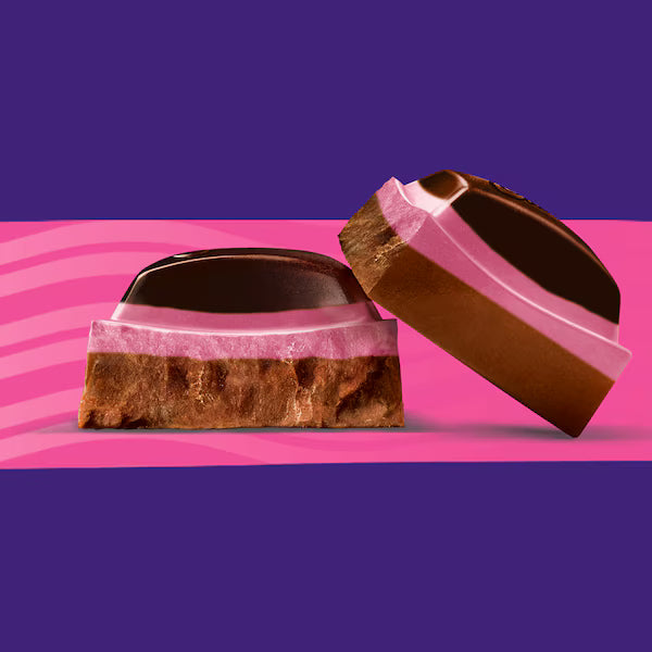 Cadbury Dairy Milk Slices Raspberry Chocolate Block 178g (Exclusive)