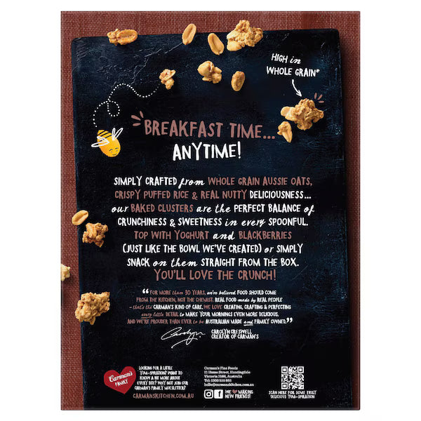 Carman's Aussie Oat Clusters Nutty Crunch 450g