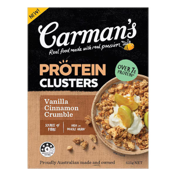 Carman's Protein Clusters Vanilla Cinnamon Crumble 425g