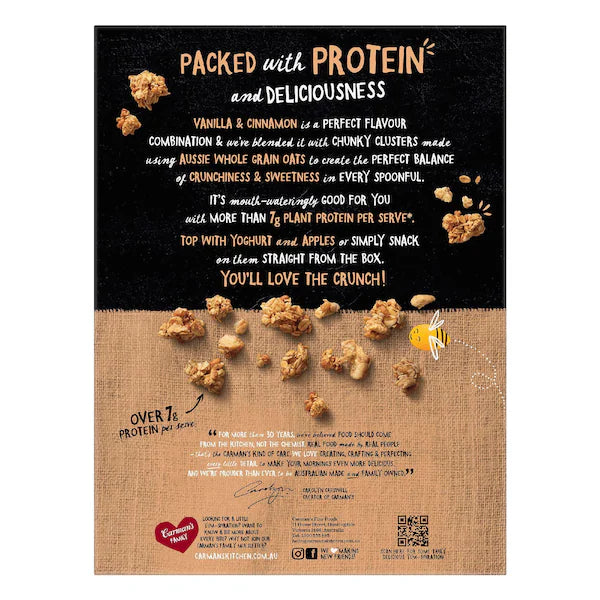 Carman's Protein Clusters Vanilla Cinnamon Crumble 425g