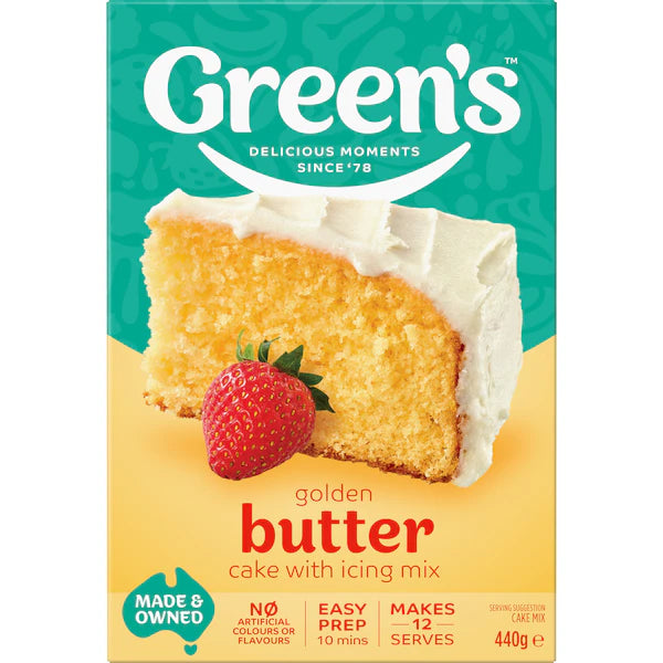 Green's Cake Mix Traditional Golden Butter 440g