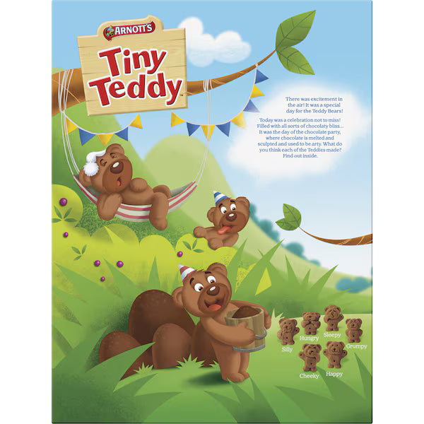 Arnott's Tiny Teddy Chocolate 8packs 200G ( Cheapest in the UAE)