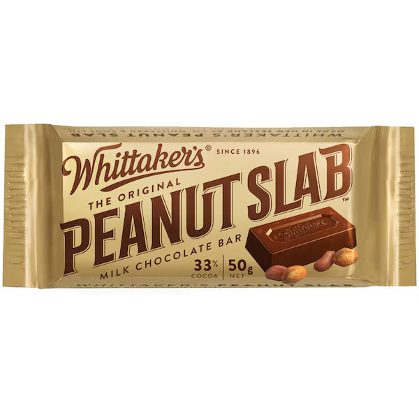 Whittaker's -Peanut Chocolate Slab Bar 50g